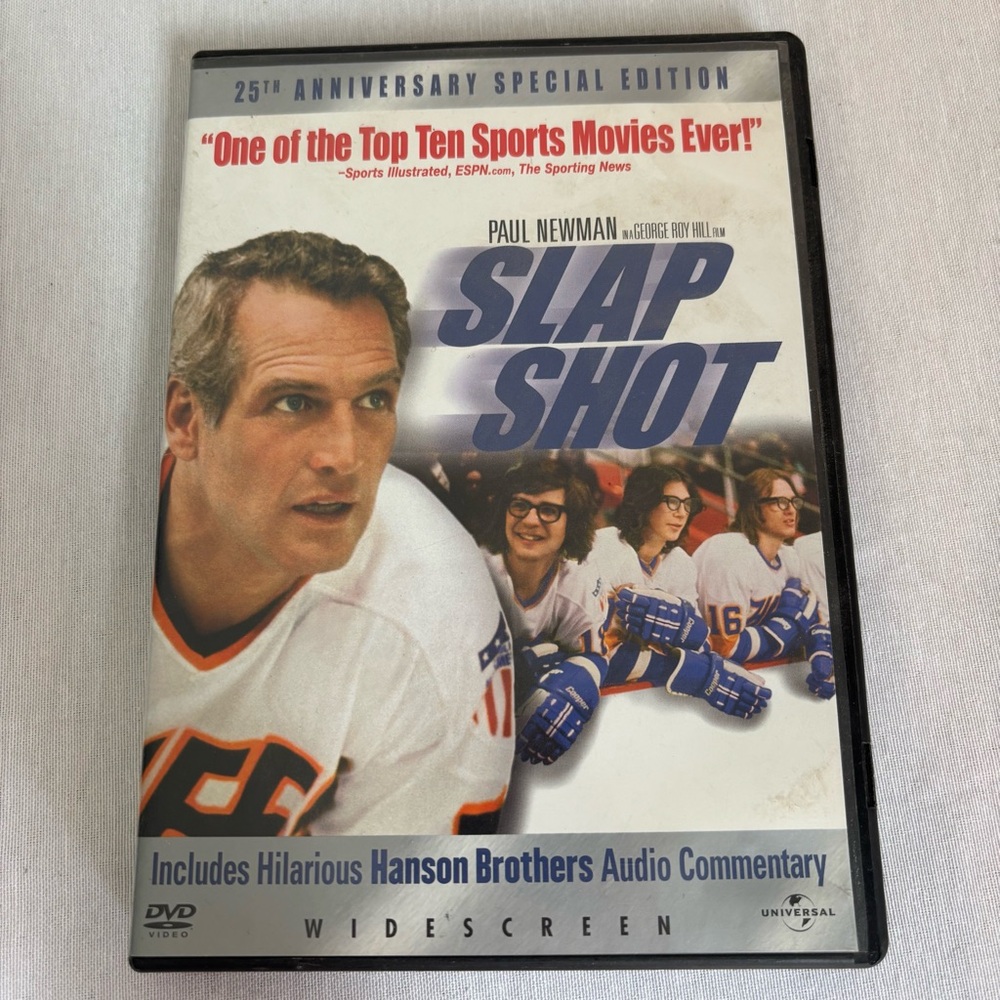 Slap Shot DVD 25th Anniversary Edition | Paul Newman Hanson Brothers
